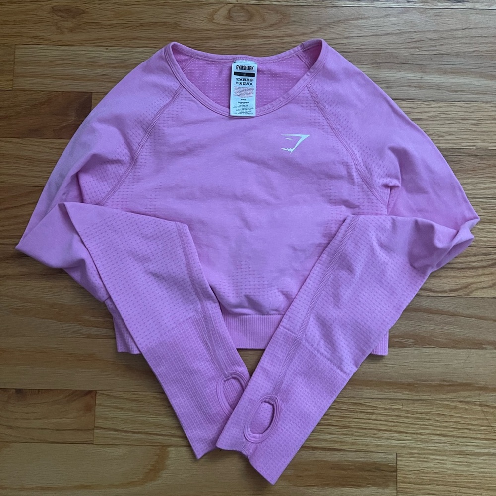 Gymshark light pink long sleeve